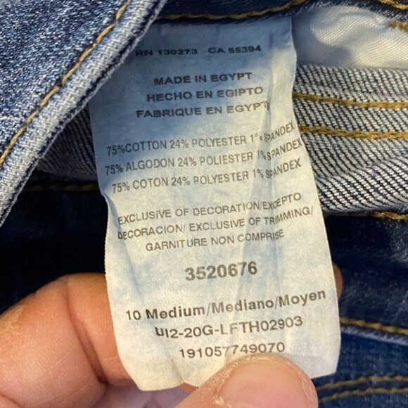 Lee Women's Jeans 10 Medium Bootcut Mid-Rise Stretch Denim Casual Classic - Picture 3 of 13